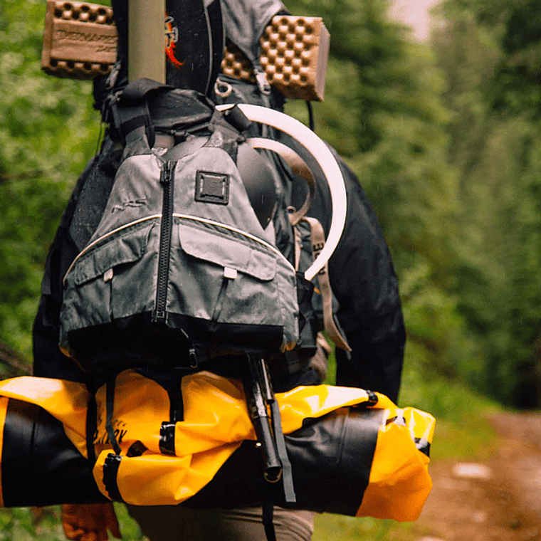 Packraft Nirvana Spraydeck Amarillo con TiZip - Kokopelli 6