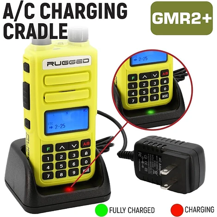 Radio Walkie Talkies GMRS2 Plus Amarillo 1 Unidad - Rugged 3