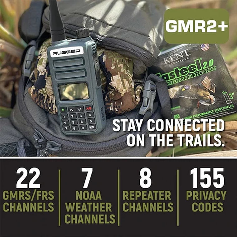 Radio Walkie Talkies GMRS2 Plus Amarillo 1 Unidad - Rugged 6