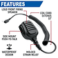 Micrófono con Altavoz de Mano para Radios Portátiles - Rugged - Miniatura 3