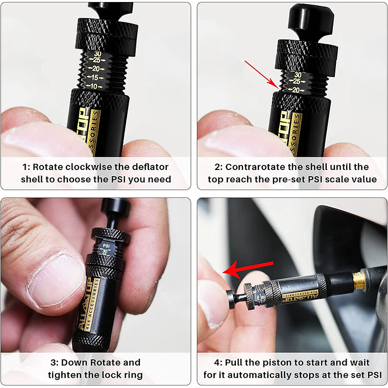 Kit de Desinflado Automático de Neumáticos - Alltop 3