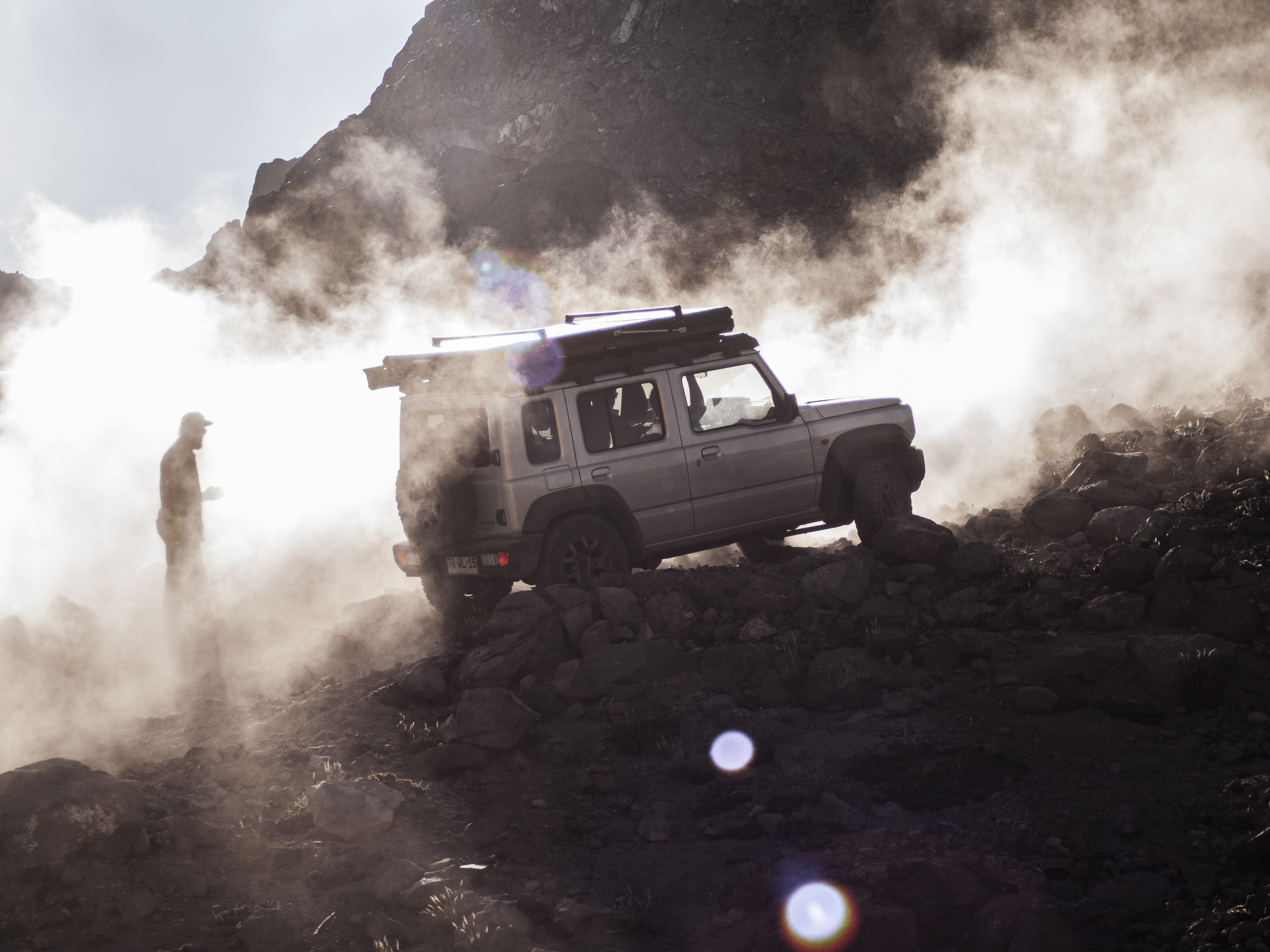 Lagunas de Teno: tres días frente al Volcan Planchón
