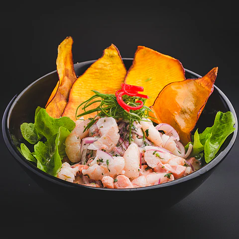 Ceviche Sake Ebi