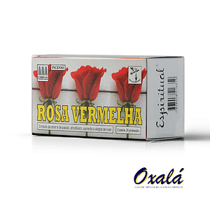 Defumador Rosa vermelha - Casa Oxalá