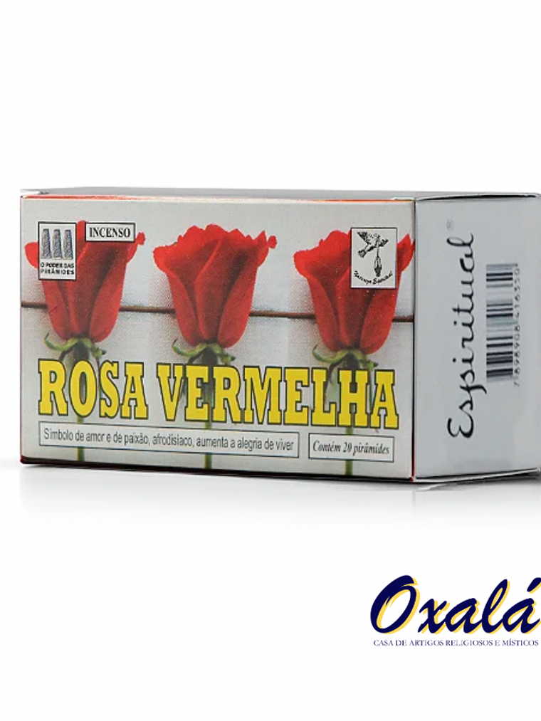 Defumador Rosa vermelha - Casa Oxalá 1
