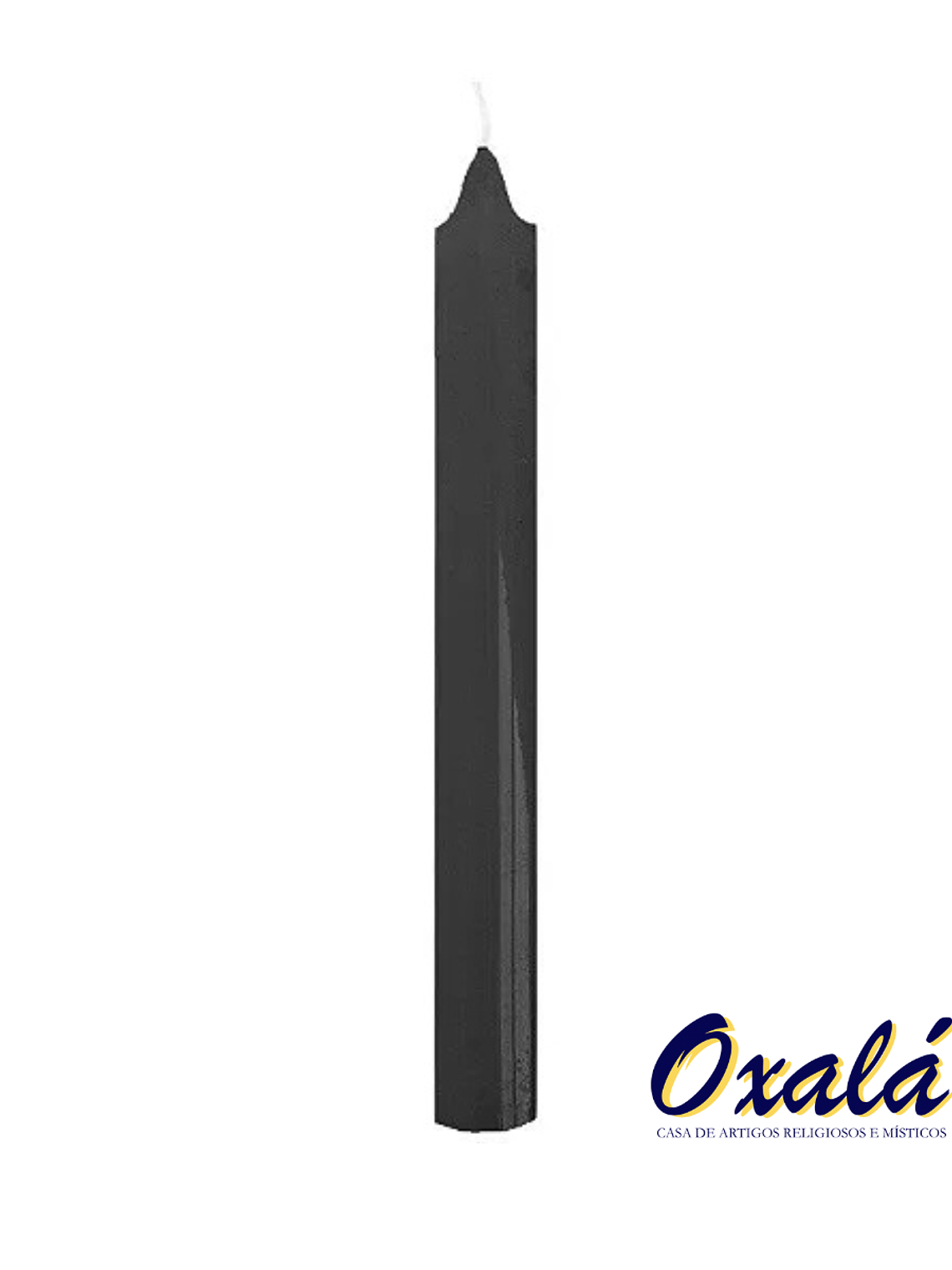 Vela Palito Preta 10 Unidades 1