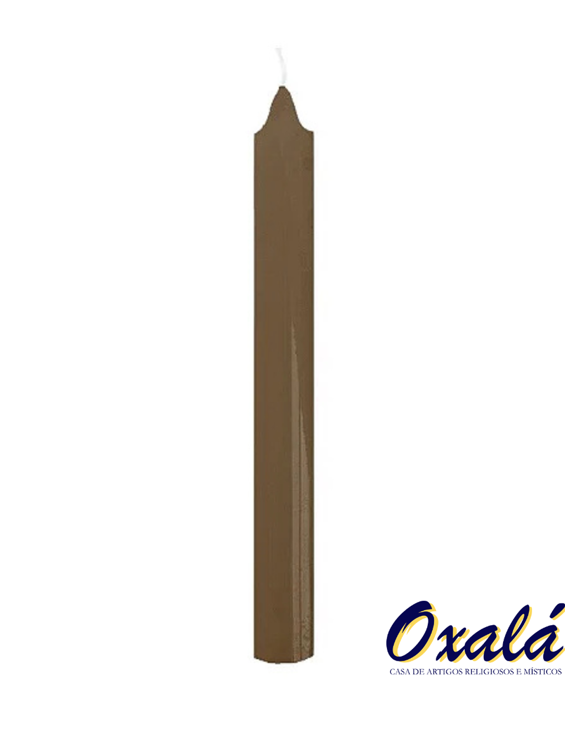 Vela Palito Marrom 10 Unidades 1