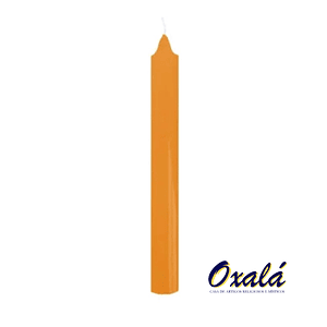 Vela Palito Laranja 10 Unidades