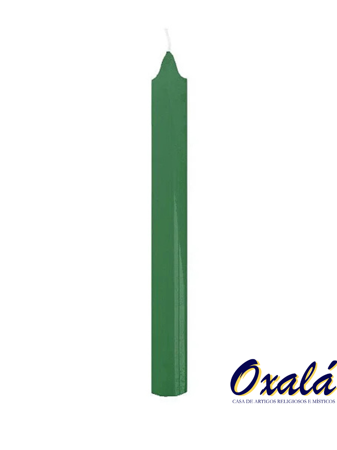 Vela Palito Verde 10 Unidades 1