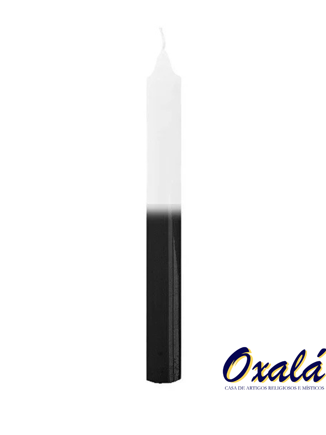 Vela Palito Preta e Branca 1