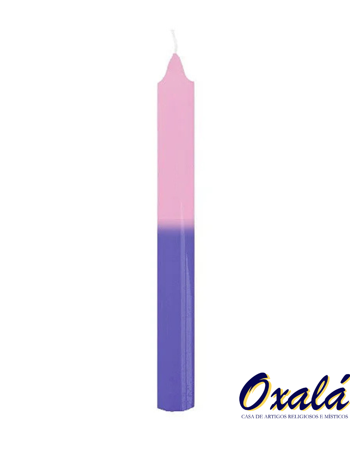 Vela Palito Rosa e Azul 10 Unidades 1