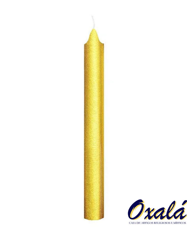 Vela Palito Dourada 1 Unidade 1