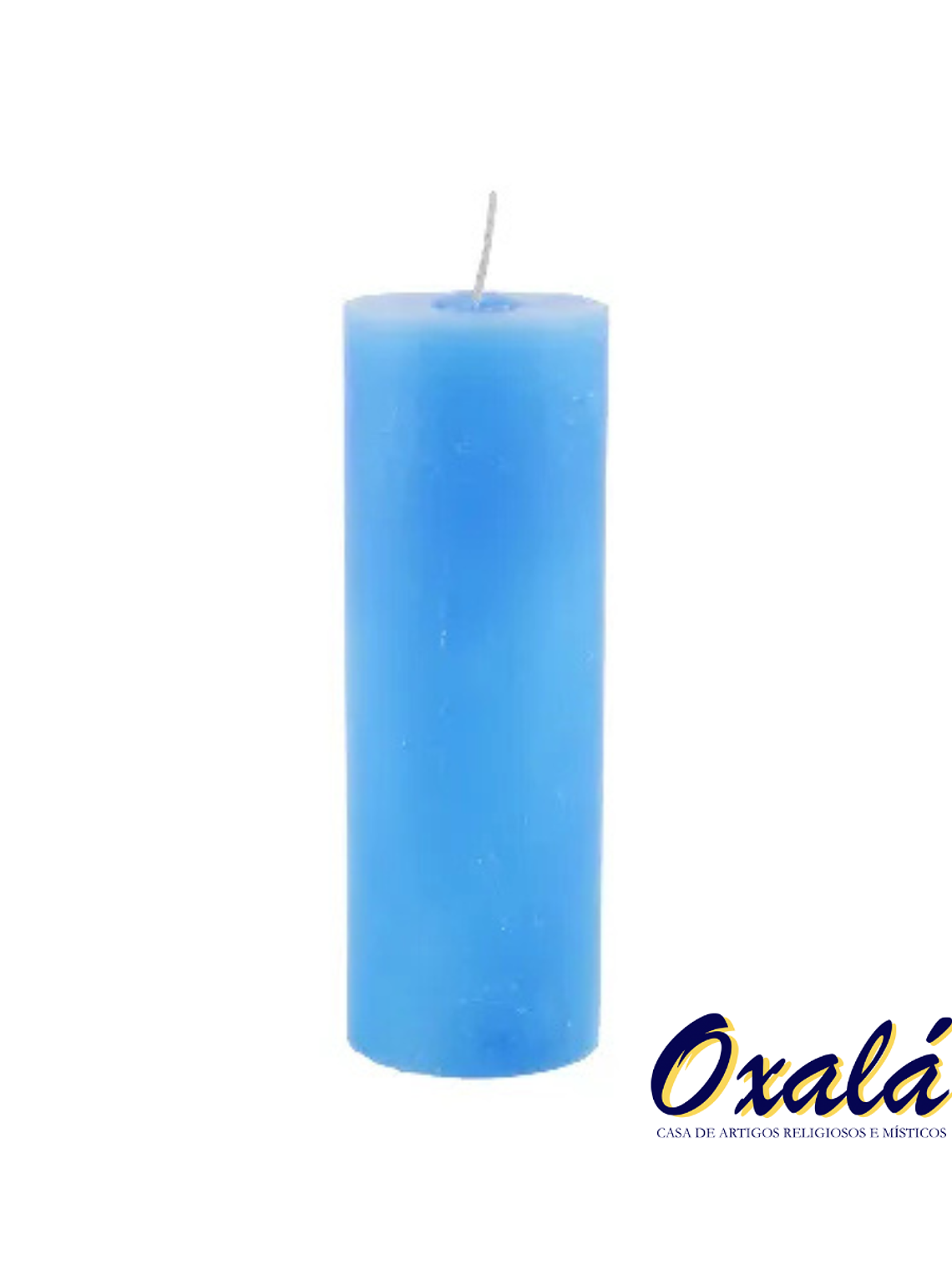 Vela 7 dias Azul Clara 1