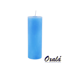 Vela 7 dias Azul Clara