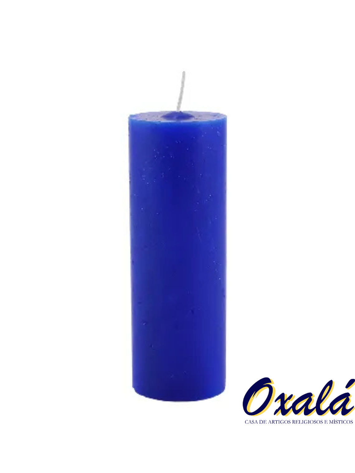 Vela 7 dias Azul Escuro 1