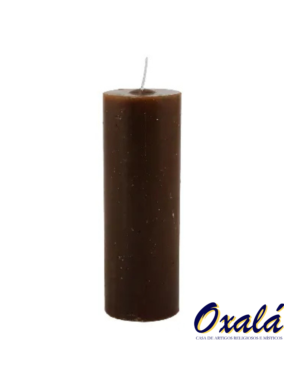 Vela 7 dias Marrom 1