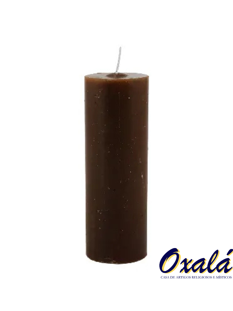 Vela 7 dias Marrom 1