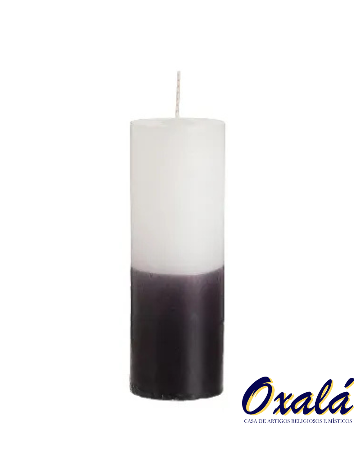 Vela 7 dias Branca e Preta 1