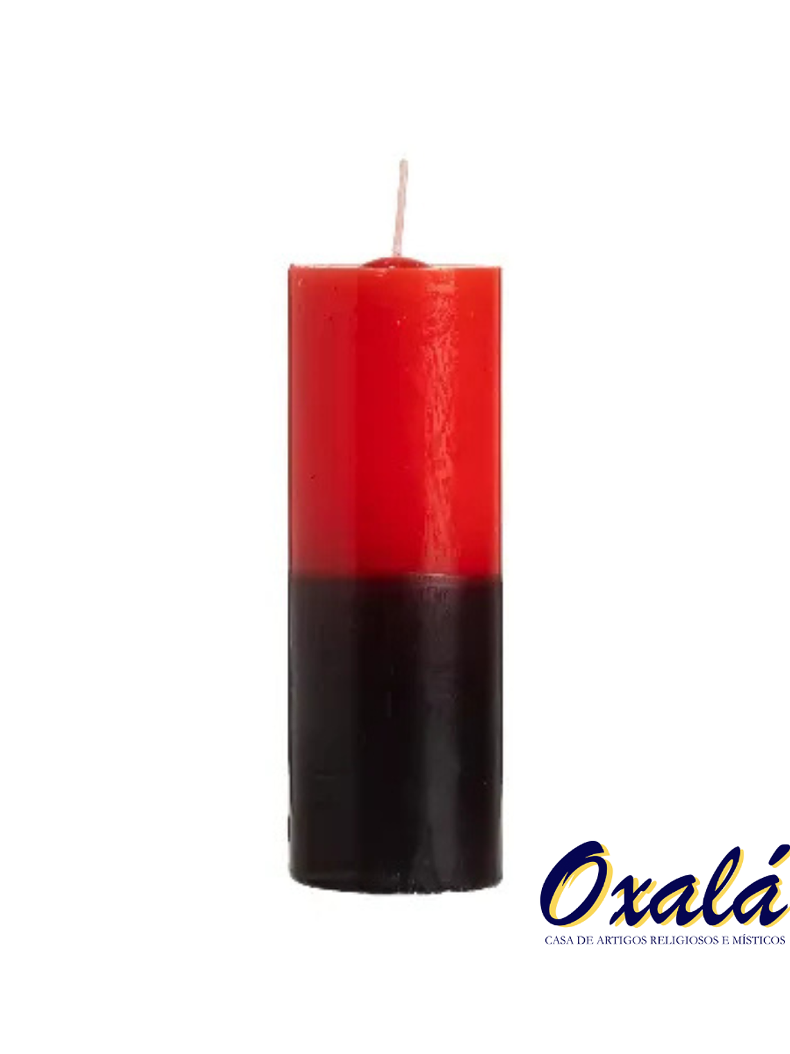 Vela 7 dias Vermelha e Preta 1
