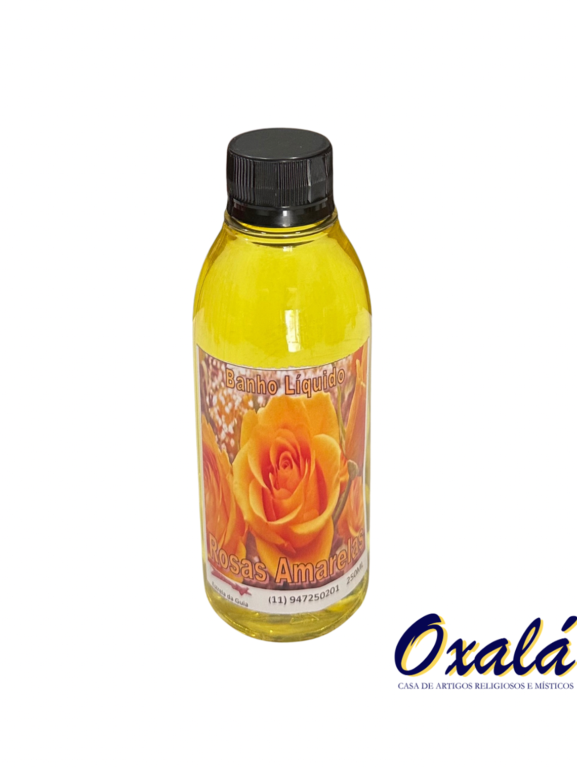 Banho líquido Rosas Amarela 250ml 1