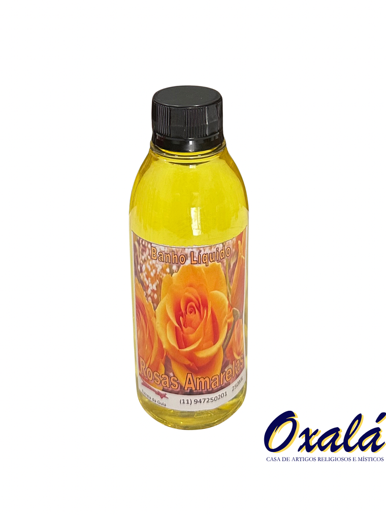 Banho líquido Rosas Amarela 250ml 1