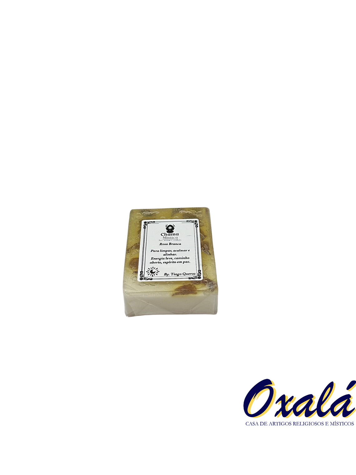 Sabonete Artesanal Rosa Branca 1
