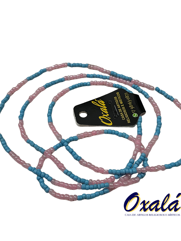 Guia Miçanga Rosa e Azul  1