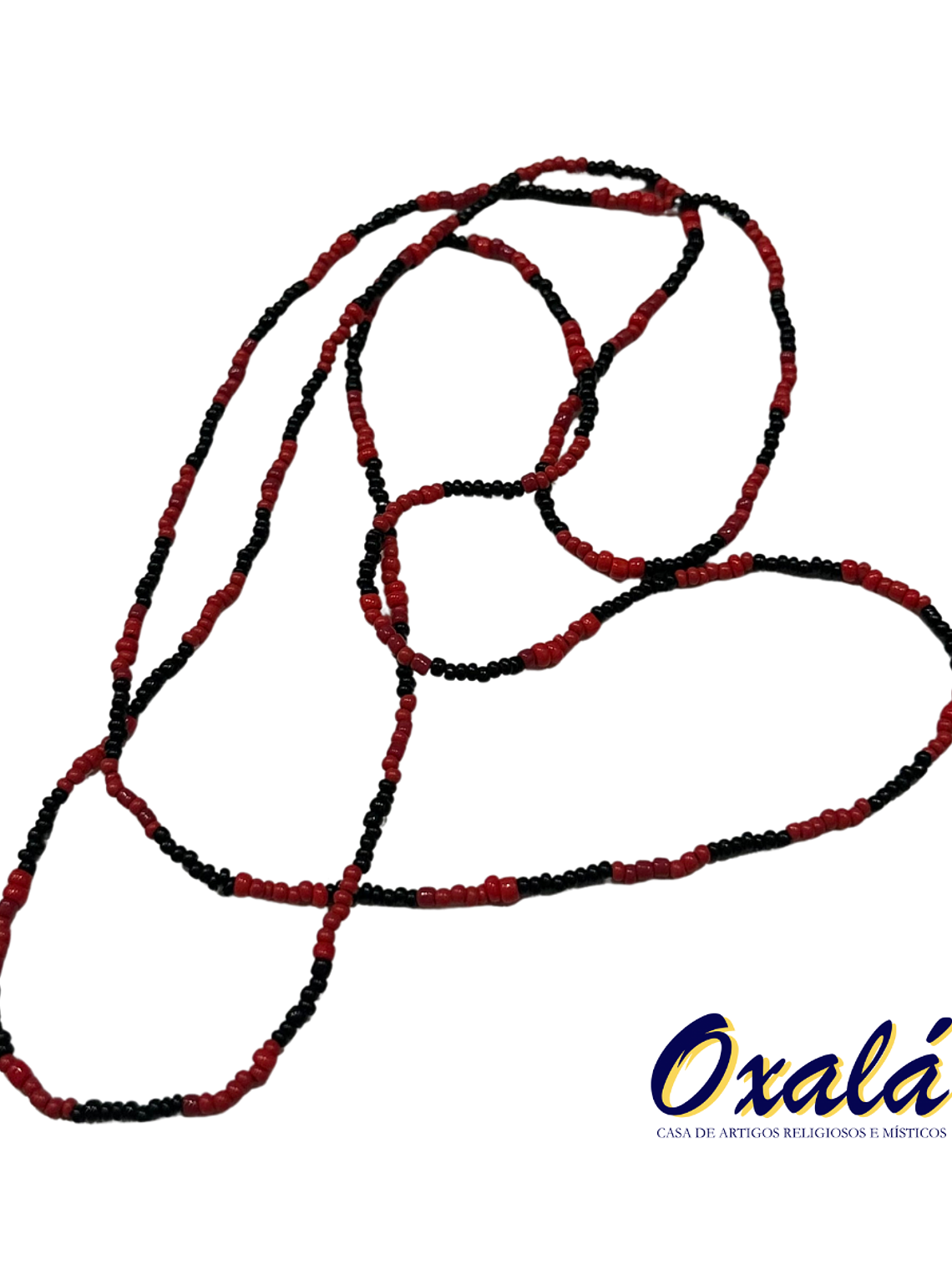 Guia Miçanga Preta Vermelha 1