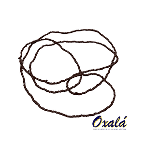 Guia Miçanga Marrom