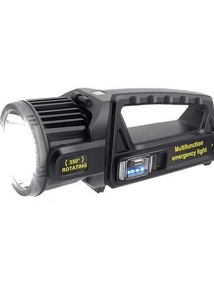 Linterna con panel solar