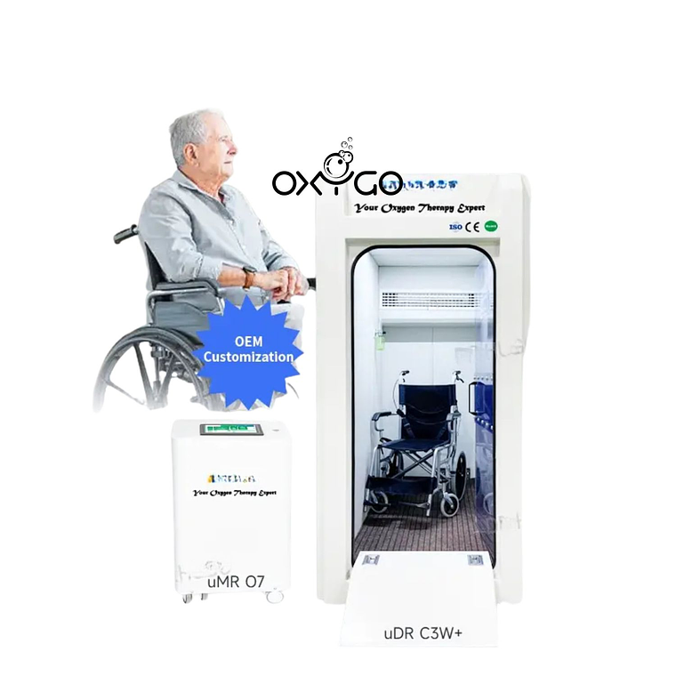Cámara Hiperbárica Rígida uDR C3W+ | HBOT Profesional para Terapias de Oxígeno 2