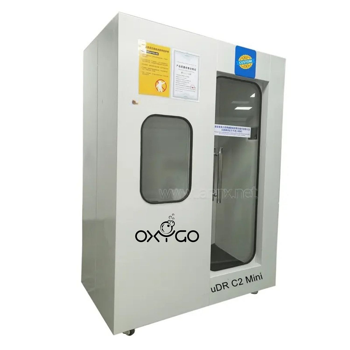 Cámara Hiperbárica uDR C2 Mini – Cabina de Cuerpo Estrecho para Uso Clínico y Domiciliario 1