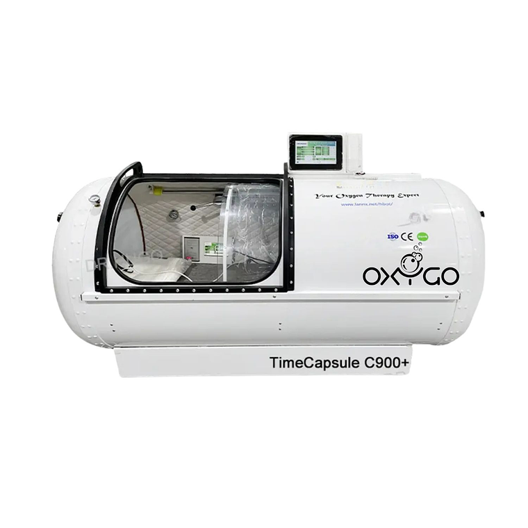 Cámara Hiperbárica Rígida TimeCapsule C900+ – Cápsula 2 ATA con Concentrador de Oxígeno uMR O8+ 2