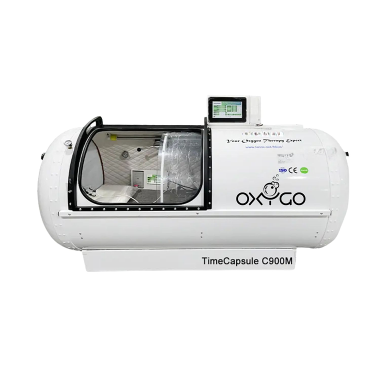 Cámara Hiperbárica Rígida TimeCapsule C900M – Cápsula 1.3 ATA con Concentrador de Oxígeno uMR O7+ 2