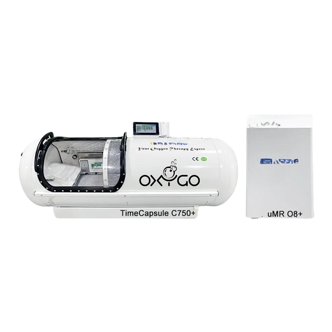 Cámara Hiperbárica Rígida TimeCapsule C750+ 2.0 ATA con Concentrador de Oxígeno 15L 1