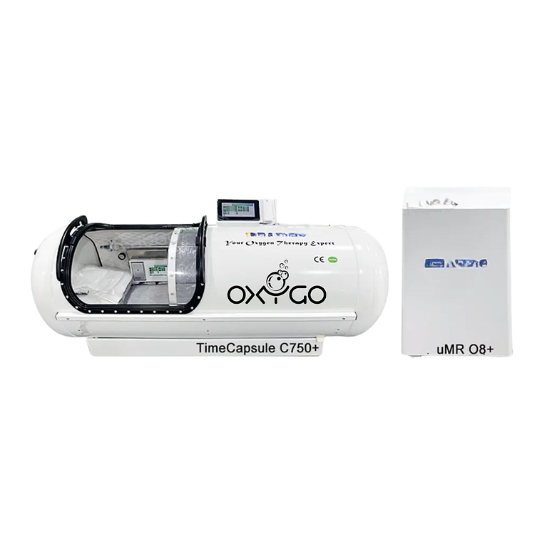 Cámara Hiperbárica Rígida TimeCapsule C750+ 2.0 ATA con Concentrador de Oxígeno 15L 1