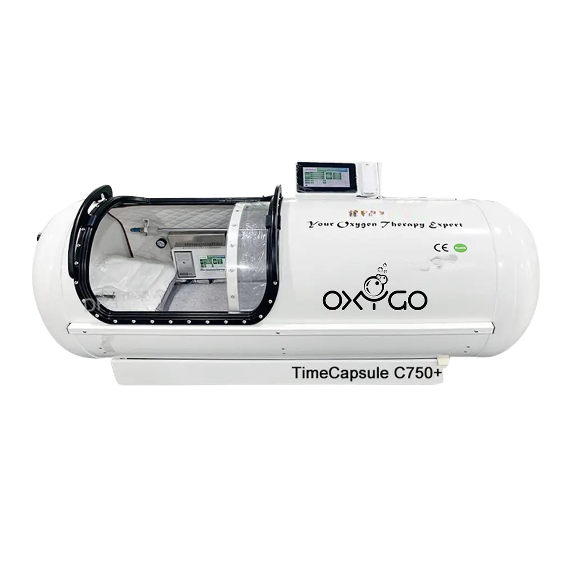 Cámara Hiperbárica Rígida TimeCapsule C750+ 2.0 ATA con Concentrador de Oxígeno 15L 3