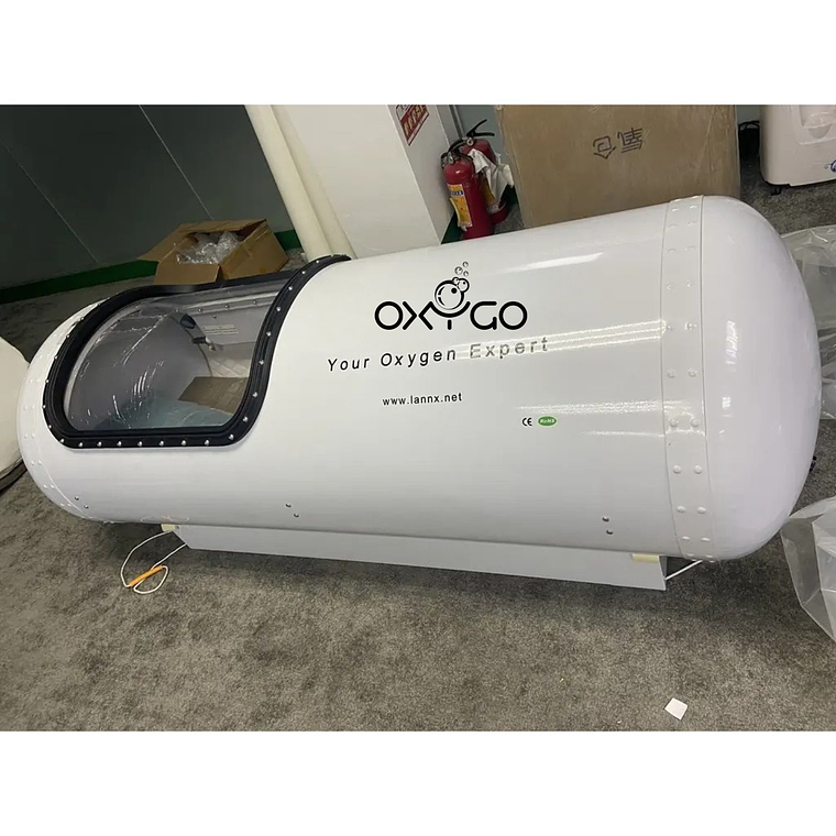 Cámara Hiperbárica Rígida uDR D8 2ATA – Cabina Transparente con Concentrador de Oxígeno 10L 3