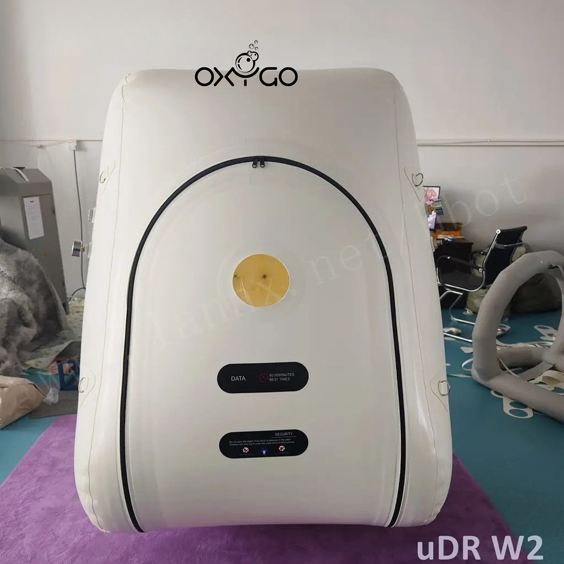 Cámara Hiperbárica uDR W2 para Silla de Ruedas | Acceso Fácil + Concentrador 10L 4