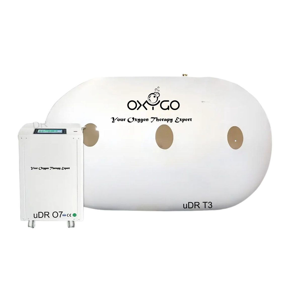 Cámara Hiperbárica uDR T3 Tipo Huevo | HBOT 10L uMR O7 para 1 Persona 1