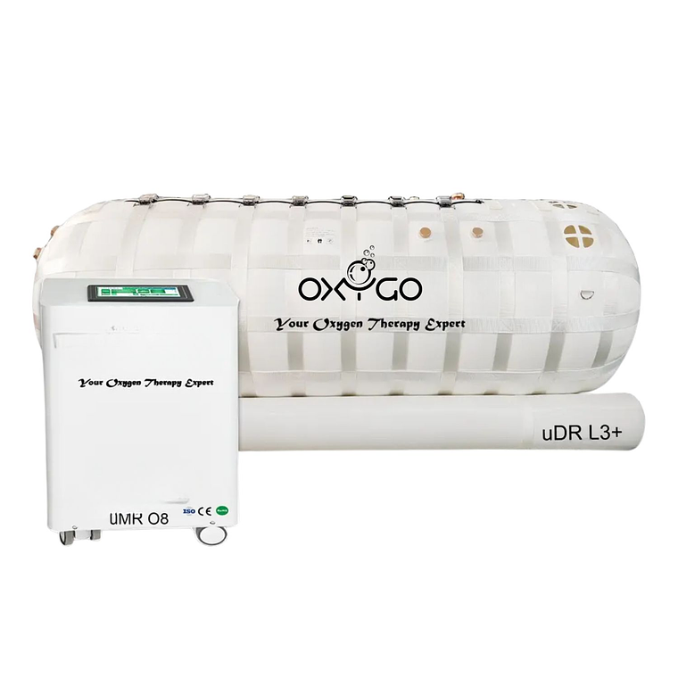 Cámara Hiperbárica 2ATA uDR L3+ | HBOT Blanda 2ATA con Concentrador 15L uMR O8 1