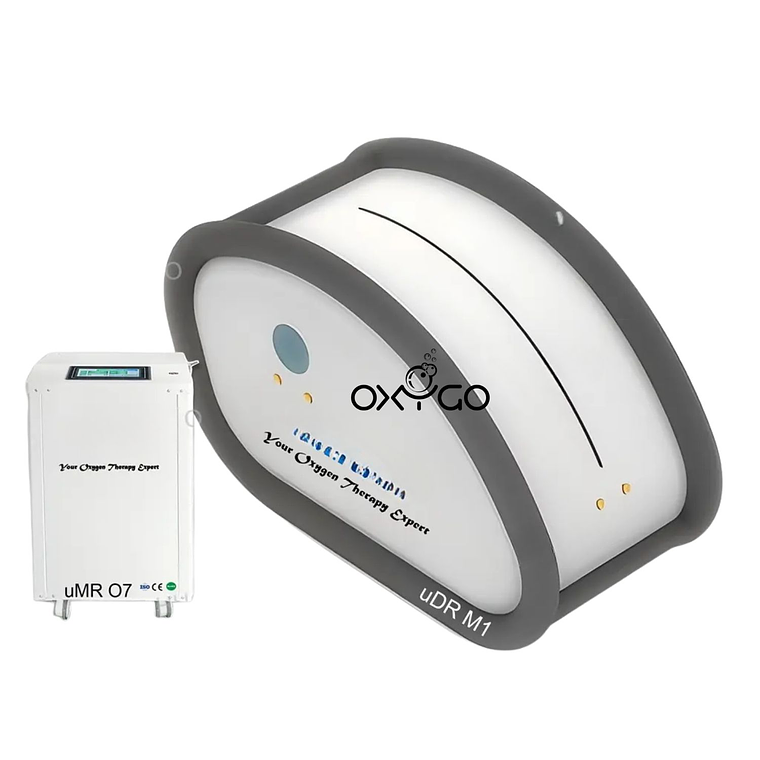 Cámara Hiperbárica uDR M1 de Cuerpo Blando Tipo Mango con Concentrador de Oxígeno 10L uMR O7 1