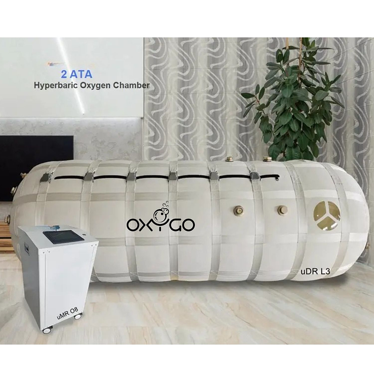 Cámara Hiperbárica 2ATA uDR L3 con Concentrador de Oxígeno 15L uMR O8 1