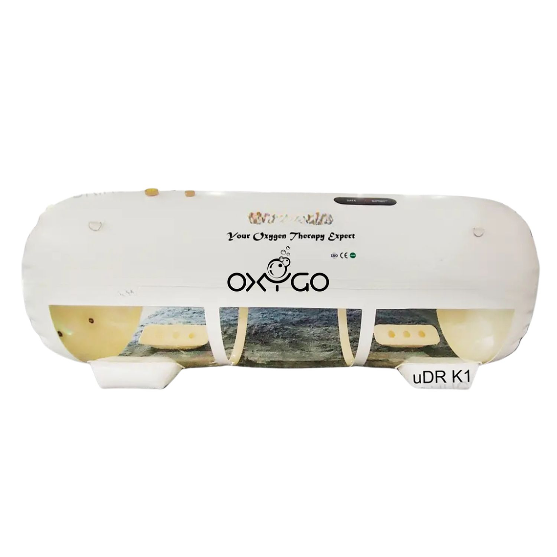 Cámara Hiperbárica Transparente uDR K1 para 1 Persona con Concentrador de Oxígeno 10L uMR O7 3