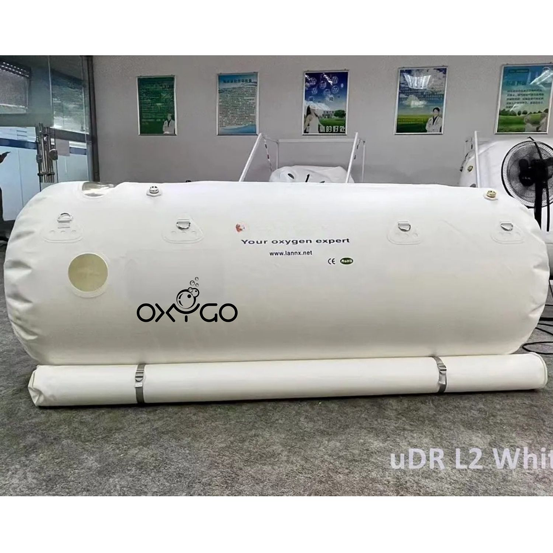 Cámara Hiperbárica uDR L2 – Cuerpo Suave para 1 Persona en TPU | Compatible con Concentradores 10L 2