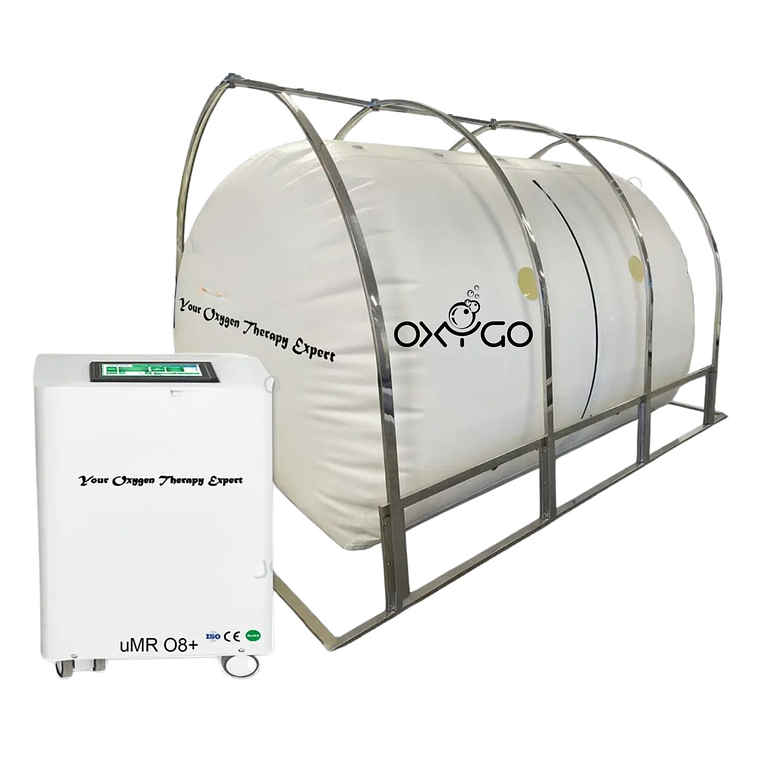 Cámara Hiperbárica uDR L5 para 4 Personas – Cámara HBOT de Lujo con Concentrador de Oxígeno 15L uMR O8+ 1