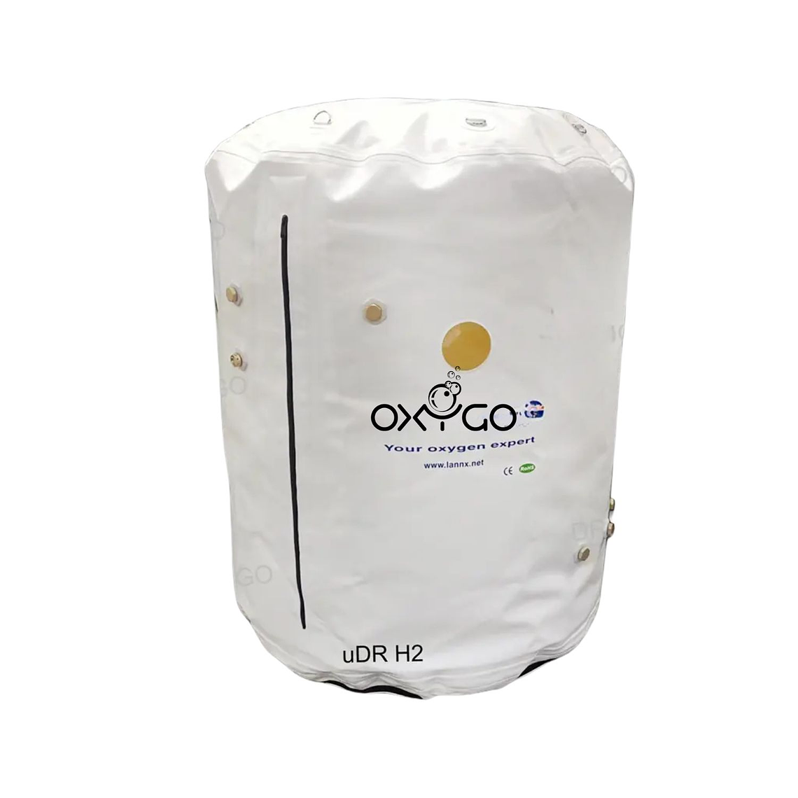 Cámara Hiperbárica uDR H2 – Cámara HBOT Tipo Sentado para Varias Personas con Concentrador 10L uMR O7+ 3