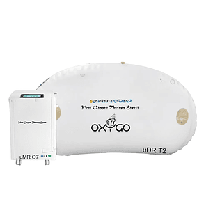 Cámara Hiperbárica uDR T2 Tipo Huevo para 1 Persona con Concentrador de Oxígeno 10L uMR O7