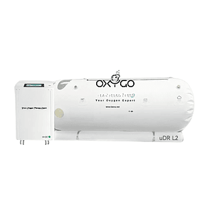 Cámara Hiperbárica Blanda uDR L2 con Concentrador de Oxígeno 10L – Terapia HBOT para Hogar y Clínica