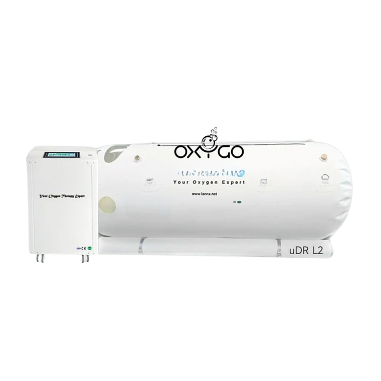 Cámara Hiperbárica Blanda uDR L2 con Concentrador de Oxígeno 10L – Terapia HBOT para Hogar y Clínica 1
